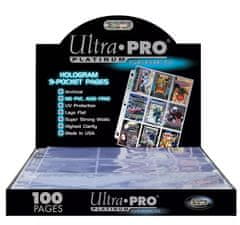 Pokémon UltraPRO: Platinum stránkové obaly na 9 karet - 100 ks/balení