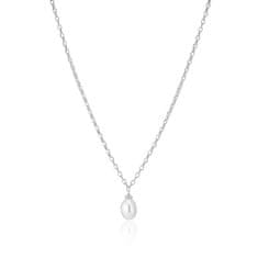 SIF JACOBS Elegantní stříbrný náhrdelník s barokní perlou Padua SJ-N2455-P
