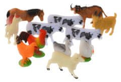 Sferazabawek Domácí hospodářská zvířata - velká sada figurek z farmy v krabici