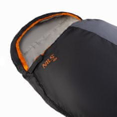 NILLS CAMP ultralight spací pytel NC1705 černý/oranžový