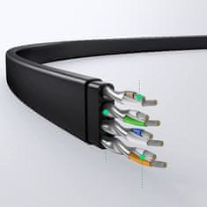 Ugreen NW102 Flat kabel LAN Ethernet Cat6 10m, černý