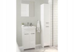Deftrans Koupelnový podstavec v bílém lesku 180x30 cm 