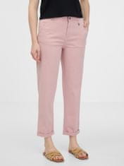 Orsay Světle růžové dámské kalhoty 44