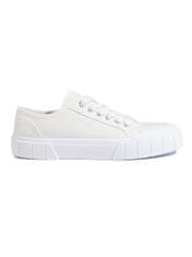Amiatex Trendy bílé dámské tenisky bez podpatku, bílé, 39