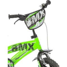 Dino bikes Dětské kolo BMX 125XL černo-zelené 12