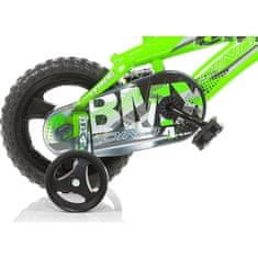 Dino bikes Dětské kolo BMX 125XL černo-zelené 12