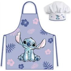 BrandMac Dětská zástěra s kuchařskou čepicí Lilo & Stitch