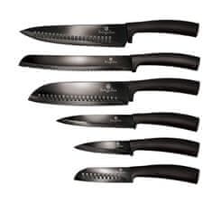 Berlingerhaus Sada nožů BH-2607 s nepřilnavým povrchem 6 ks Black Collection