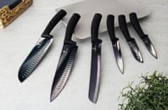 Berlingerhaus Sada nožů BH-2607 s nepřilnavým povrchem 6 ks Black Collection