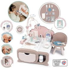 Smoby SMOBY Baby Nurse Electronic Large Nook pro dětské panenky 19 příslušenství