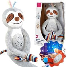 WOOPIE WOOPIE BABY Interaktivní plyšová hračka projektor 2v1 Lemur na spaní