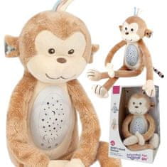 WOOPIE WOOPIE BABY Interaktivní plyšová hračka projektor 2v1 opice na spaní
