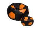TopKing Sedací vak míč XXXL + ZDARMA XL podnožník 100cm 500l 