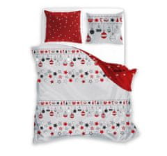 FARO Textil Bavlněné povlečení SCANDIC 033 200x220 cm vánoční ozdoby