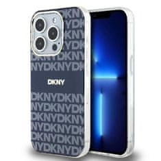 DKNY Originální kryt DKNY IML Mono & Stripe MagSafe DKHMP15LHRHSEB for Apple iPhone 15 Pro , barva modrá