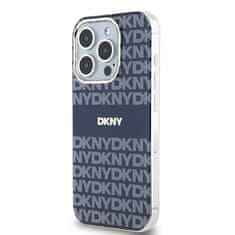 DKNY Originální kryt DKNY IML Mono & Stripe MagSafe DKHMP15LHRHSEB for Apple iPhone 15 Pro , barva modrá