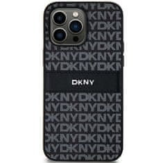 DKNY Originální kryt DKNY Leather Mono Stripe & Metal Logo DKHCS24LPRTHSLK for Samsung Galaxy S24 Ultra , barva černá