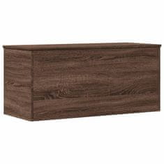 Vidaxl Úložný box hnědý dub 100 x 42 x 46 cm kompozitní dřevo