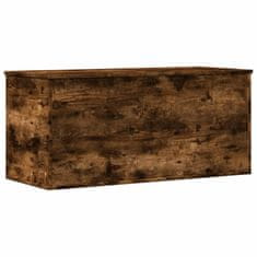 Vidaxl Úložný box kouřový dub 100 x 42 x 46 cm kompozitní dřevo