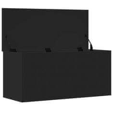 Vidaxl Úložný box černý 100 x 42 x 46 cm kompozitní dřevo