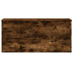 Vidaxl Úložný box kouřový dub 100 x 42 x 46 cm kompozitní dřevo