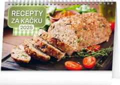 Grooters NOTIQUE Stolní kalendář Recepty za kačku 2025, 23,1 x 14,5 cm