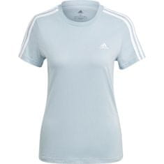 Adidas Tričko na trenínk modré XS Essentials Slim 3-stripes