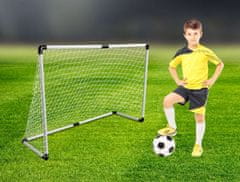 TZB Fotbalová branka s míčkem MINI 123x84 cm bílá