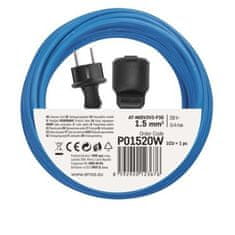 Emos Venkovní prodlužovací kabel s 1 zásuvkou SPIRIT 20 m modrý