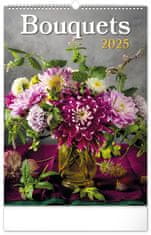 Presco Publishing Nástěnný kalendář Kytice 2025, 33 × 46 cm