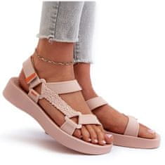 Zaxy Voňavé sandály na suchý zip ZAXY Bright Pink velikost 40