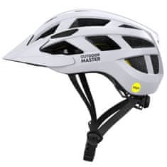 Outdoor master Cyklistická helma GEM se systémem Mips, bílá, M