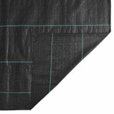 Vidaxl Mulčovací textilie černá 2 x 150 m PP
