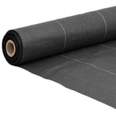 Vidaxl Mulčovací textilie černá 2 x 100 m PP