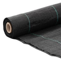 Vidaxl Mulčovací textilie černá 4 x 10 m PP