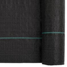 Vidaxl Mulčovací textilie černá 4 x 10 m PP