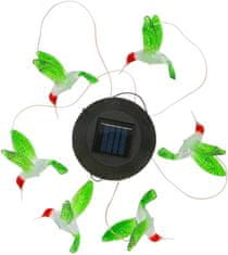 HOME & MARKER® Solární lampa se zavěšenými ptáky, LED lampa | SOLARBIRD