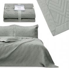 AmeliaHome , Oboustranný pléd /přehoz na postel Ophelia, 260x280 cm, ocelová šedá