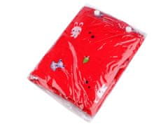 Kraftika 1ks (110) červená dětská pláštěnka s obrázky