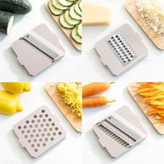 InnovaGoods 7 in 1 vegetable cutter, grater and mandolin with recipes and accessories Choppie Expert InnovaGoods 