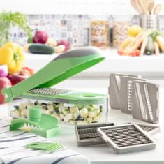 InnovaGoods 7 in 1 vegetable cutter, grater and mandolin with recipes and accessories Choppie Expert InnovaGoods 