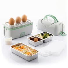 InnovaGoods 3-in-1 Electric Steamer Lunch Box with Recipes Beneam InnovaGoods 