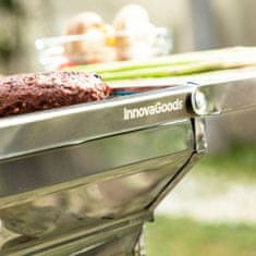 InnovaGoods Stainless Steel Foldable Charcoal BBQ ExelQ InnovaGoods 