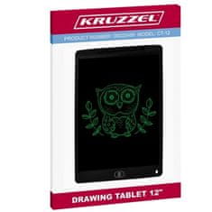 Kruzzel Tablet na kreslení 12" černý KRUZZEL 22456 