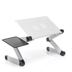 InnovaGoods Nastavitelný vícepolohový stolek pod notebook Omnible InnovaGoods 