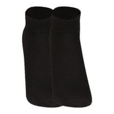 Nedeto 5PACK ponožky nízké bambusové černé (5PBN01) - velikost M
