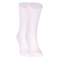 Nedeto 3PACK ponožky vysoké bambusové bílé (3PBV02) - velikost L