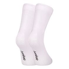 Nedeto 3PACK ponožky kotníkové bambusové bílé (3PBK02) - velikost M