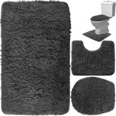 Ruhhy Koupelnový kobereček - sada - šedá Ruhhy 22061 