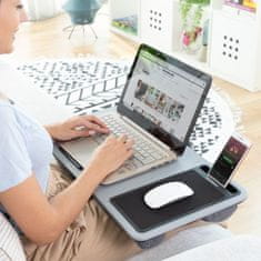 InnovaGoods Přenosný psací stůl na notebook s polštářkem XL Deskion InnovaGoods 